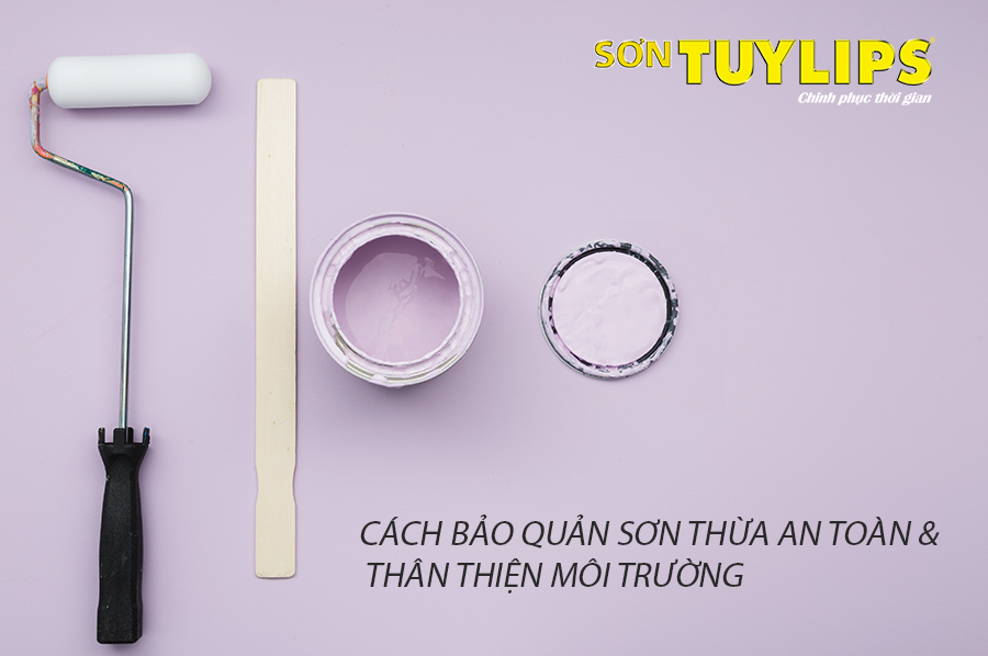 CÁCH XỬ LÝ SƠN THỪA THÂN THIỆN VỚI MÔI TRƯỜNG